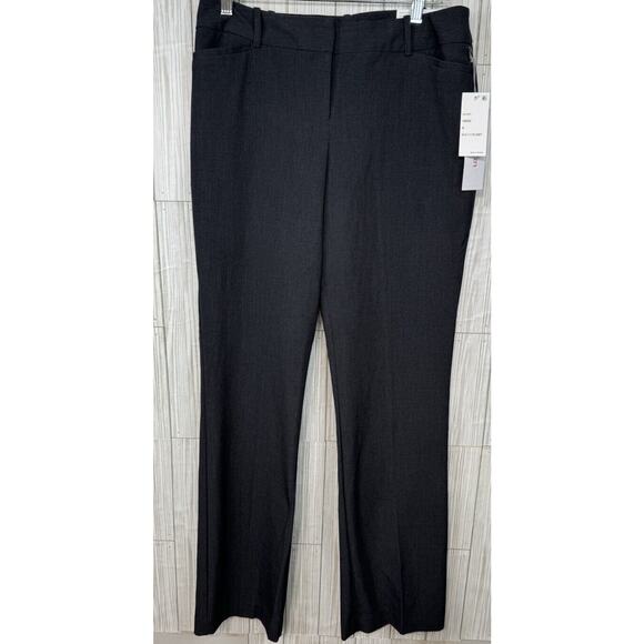 Liz Claiborne Audra Trouser Straight Dress Pants Womens Size 4 Mid Rise New - Picture 1 of 11